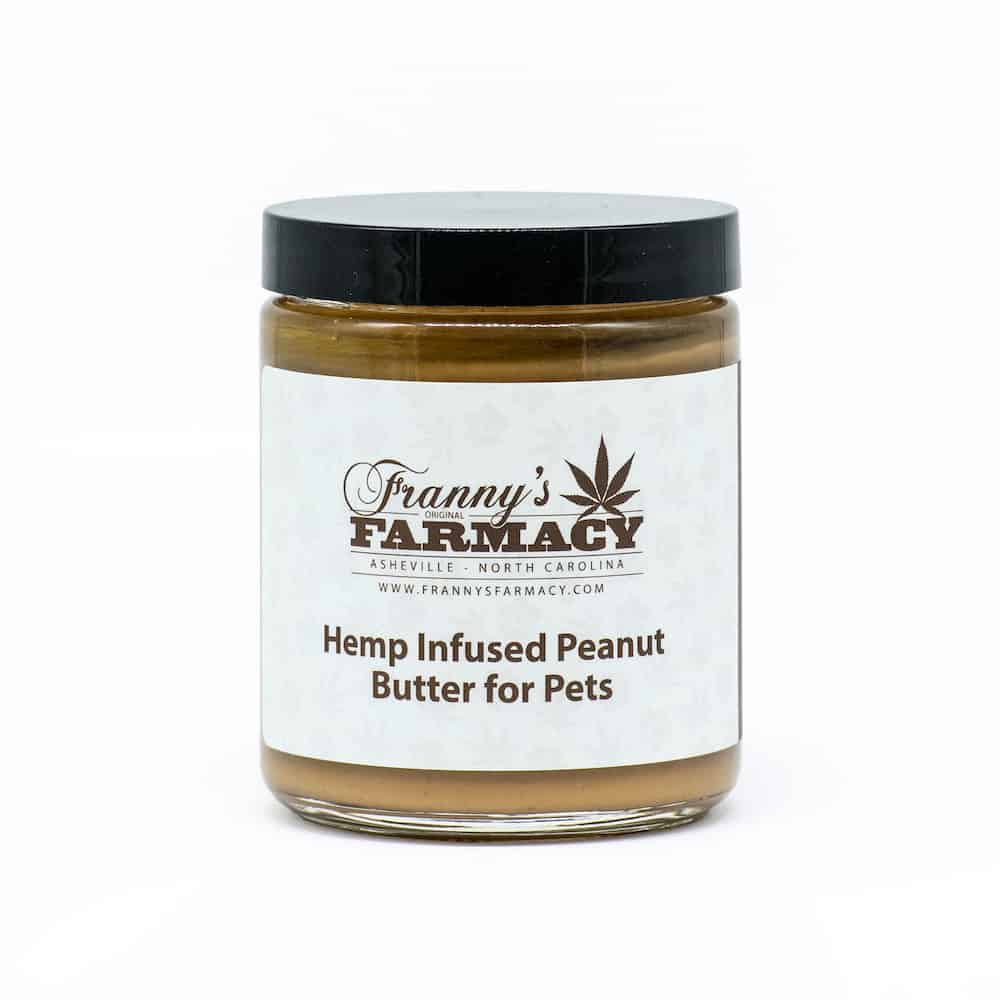 Hemp Peanut Butter for Pets front Jar